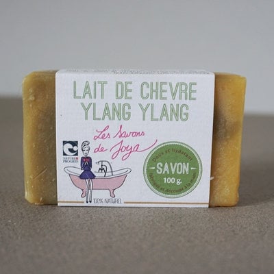 Savon surgras au lait de chèvre et Ylang Ylang 100 g