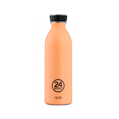 Bouteille urbaine Pastel Collection Peach Orange inox 