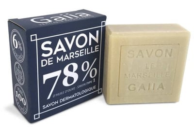 Cube de savon de Marseille 100 g pur olive