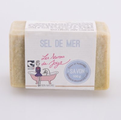 Savon exfoliant au litsée, pamplemousse et sel de mer 100 g