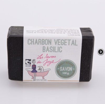 Savon surgras basilic et charbon végétal 100 g