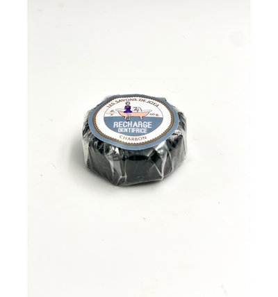 Recharge dentifrice solide menthe charbon 40 g